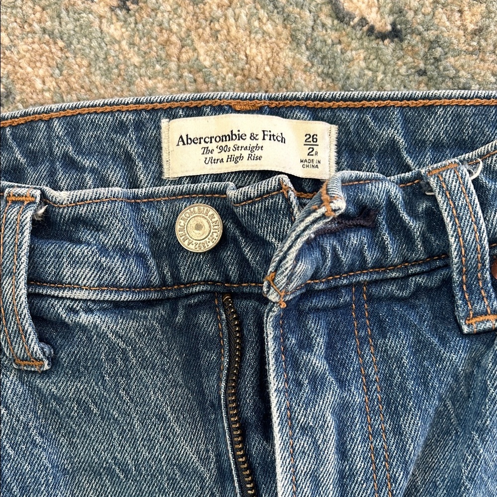 Abercrombie & Fitch 90s Straight Blue Jeans